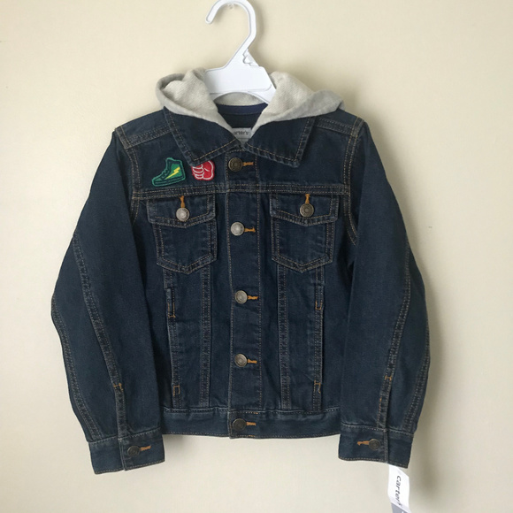 Carter's Other - Carters Size 6 Hooded Denim Jacket Boys Clothes